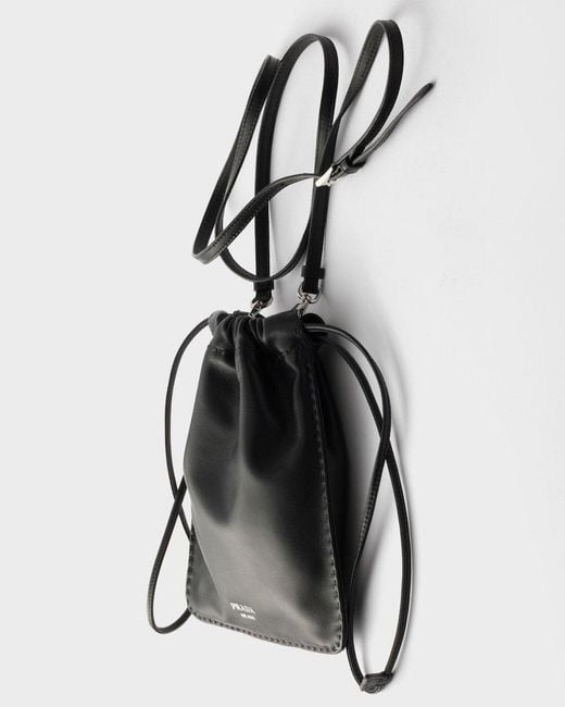 Prada Black Drawstring Phone Case