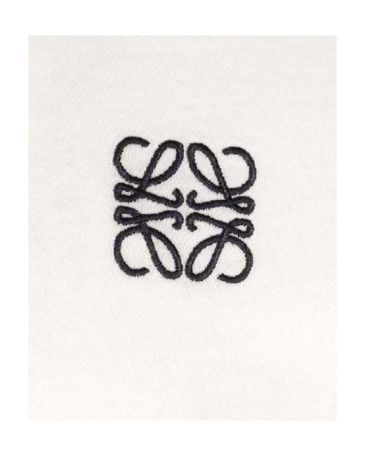 Loewe White Slim-Fit Jersey T-Shirt for men