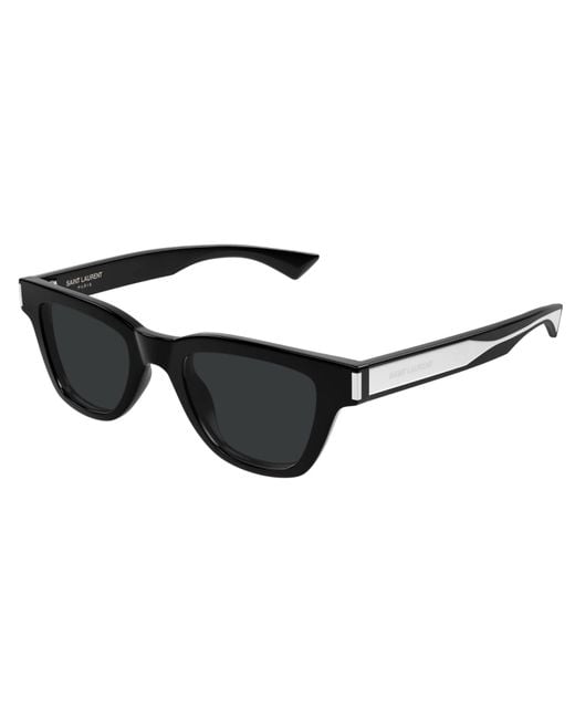 Saint Laurent Black Square-Frame Sunglasses for men