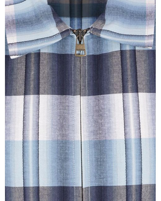 J.W. Anderson Blue Long-Sleeved Casual Jacket