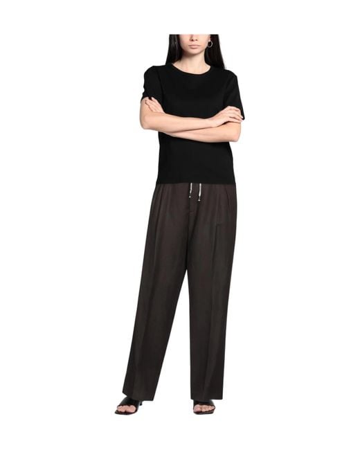 Maison Margiela Black Casual Trousers