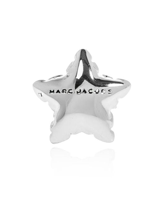 Marc Jacobs White Star Balloon Stud Earrings