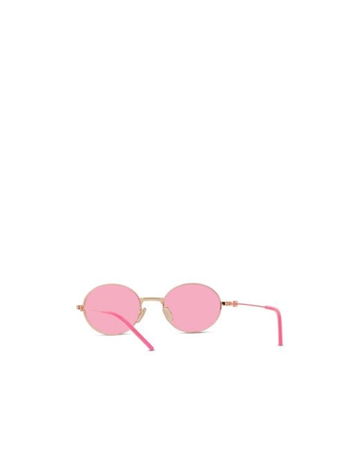 Givenchy Pink Eyewear Round-Frame Sunglasses