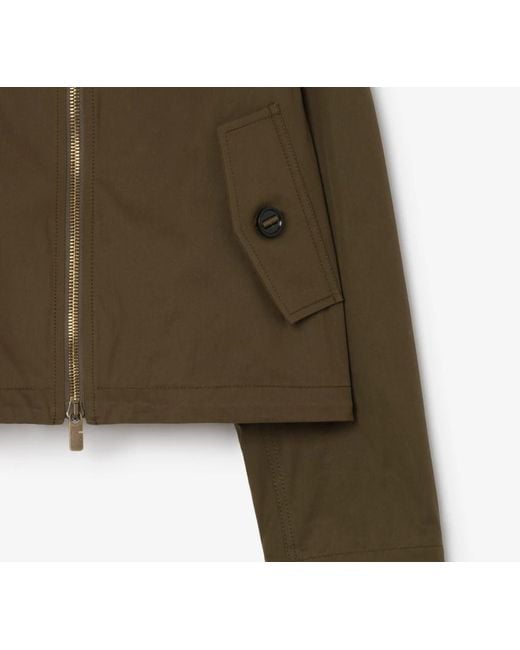 Burberry Green Gabardine Jacket