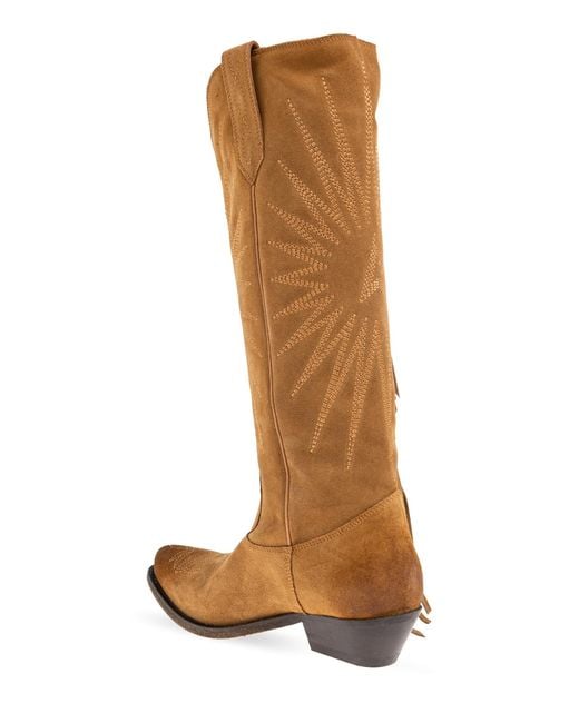 Golden Goose Deluxe Brand Brown Wish Star Heeled Boots