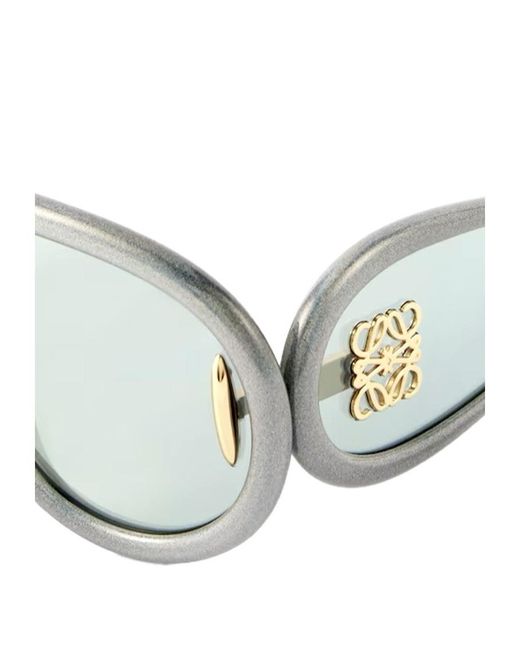 Loewe Gray Shield Frame Sunglasses