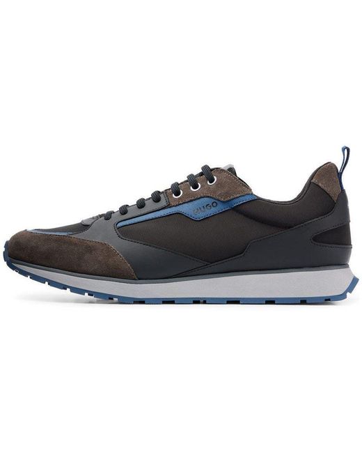 Boss Blue Running Trainers for men