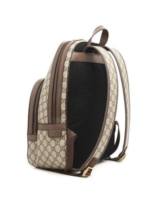 Gucci Gray Ophidia Gg Medium Backpack for men