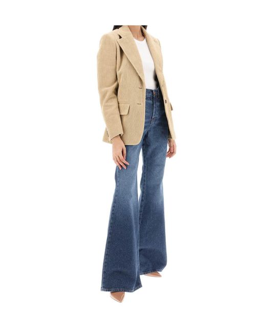 Chloé Blue Chloé Merapi Flared Jeans