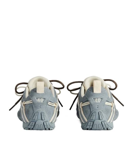 Balenciaga Gray Radar Velvety Sneaker