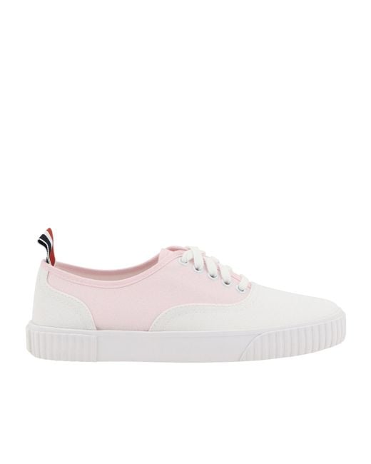 Thom Browne White Funmix Heritage Lace-Up Sneakers
