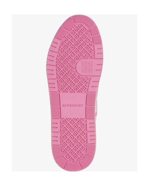 Givenchy White G4 Logo Detailed Low-Top Sneakers