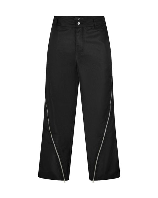Represent Black Versatile Casual Trousers for men