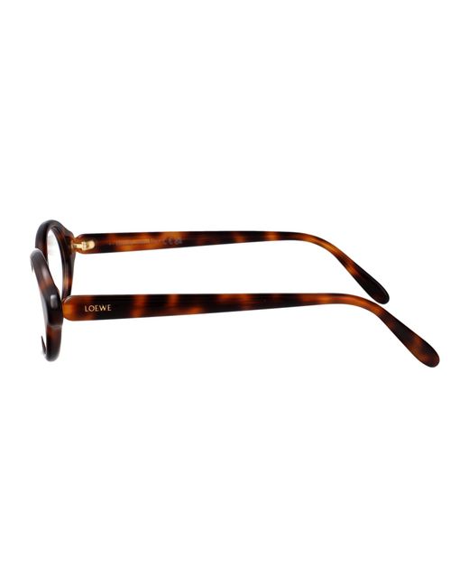 Loewe White Oval Frame Glasses