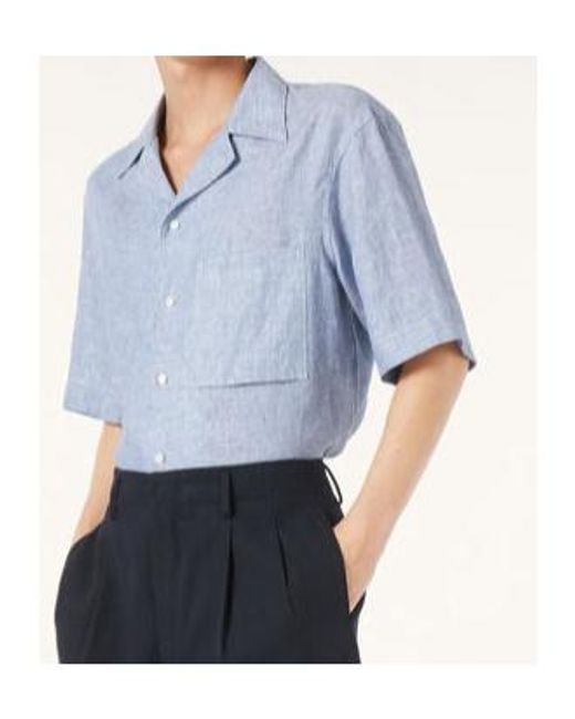 Loro Piana Blue Federico Shirt for men