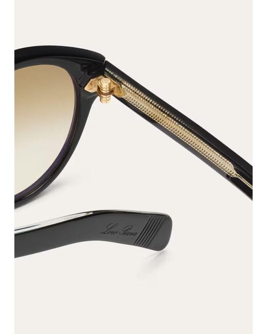 Loro Piana Metallic Joan Sunglasses