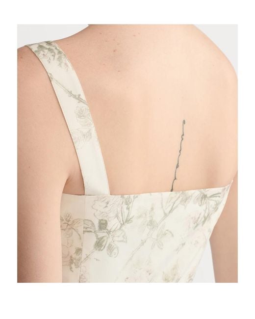 Dior White Mid-Length Flared Dress