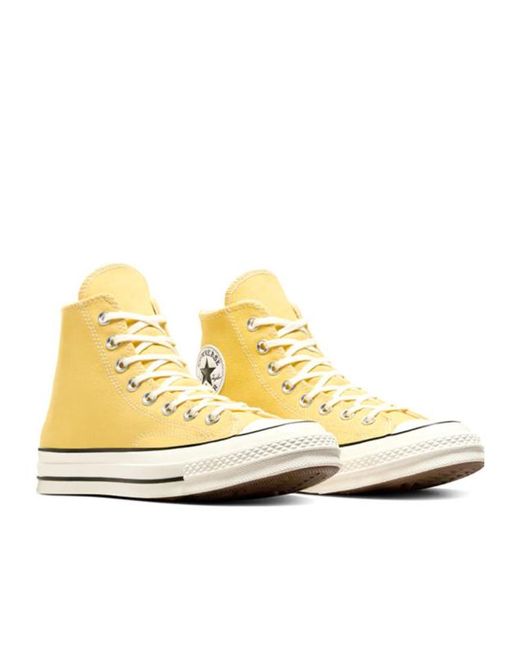 Converse Metallic Round-Head High-Top Casual Shoes