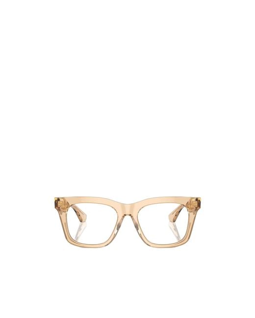 Burberry Metallic Eyewear Square Frame Glasses