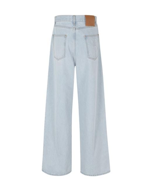 GIUSEPPE DI MORABITO Blue Embellished Pocket Jeans