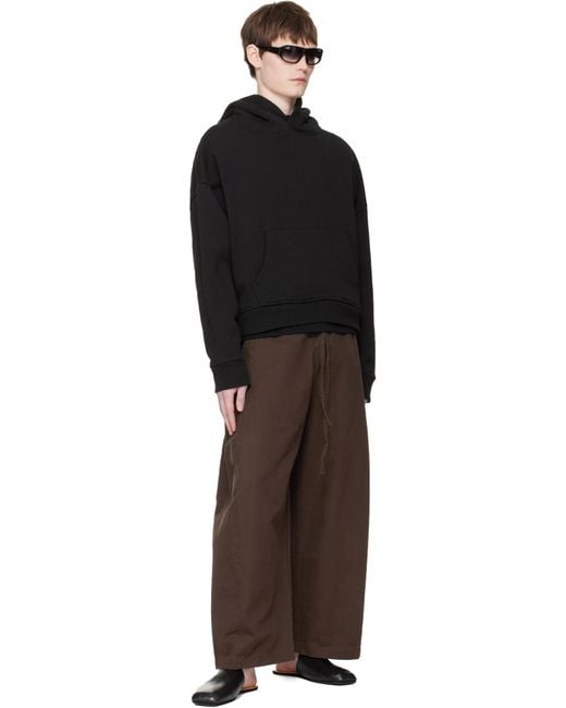 Entire studios Brown Loft Barrel-Leg Pants for men