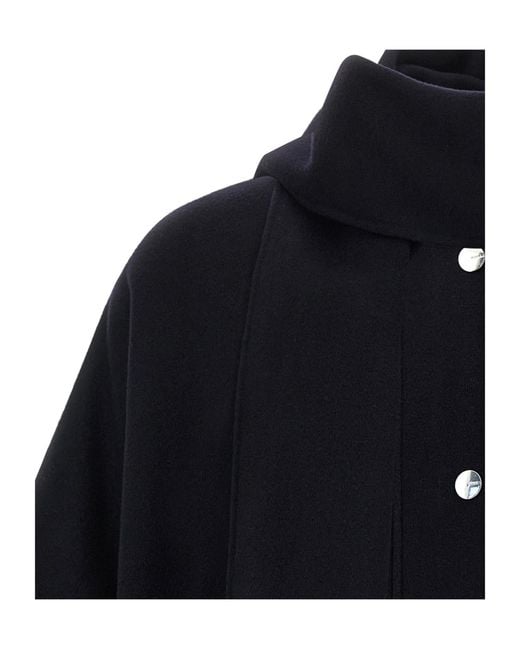 Pinko Blue Cape Coat