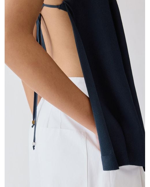 Jacquemus Blue The Voile Top