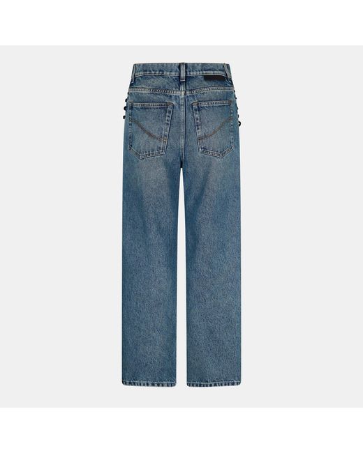 Stella McCartney Blue Straight Leg Jeans