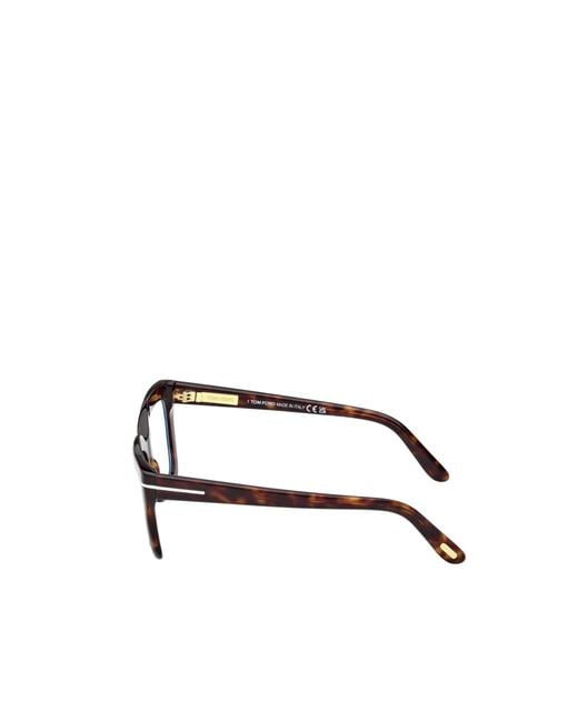Tom Ford White Eyewear Cat Eye Frame Glasses