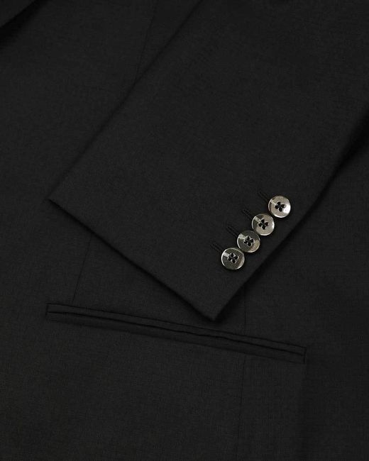 Armani Collezioni Black Logo Suit Jacket for men