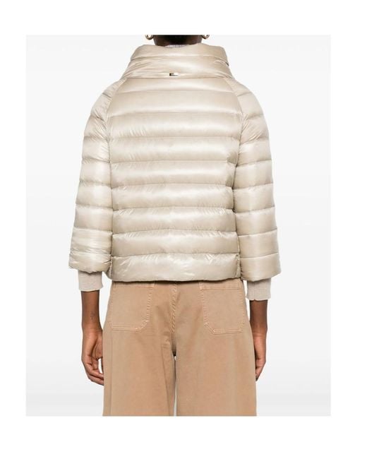 Herno Natural Quilted Down Jacket