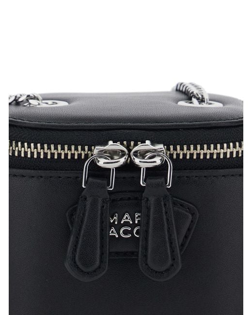 Marc Jacobs Black The Mini Vanity Zipped Crossbody Bag
