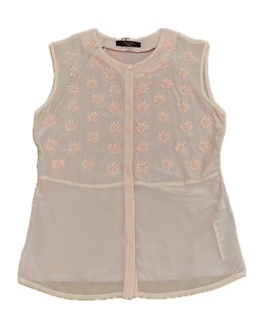 Max Mara Natural Sleeveless Tops