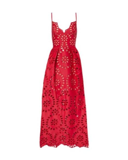 Elie Saab Floral Embroidered Satin Gown