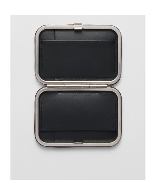 Prada White Ayers Card Holder