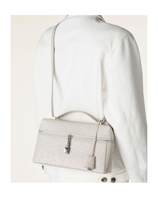Loro Piana Multicolor Top Handle Shoulder Bag