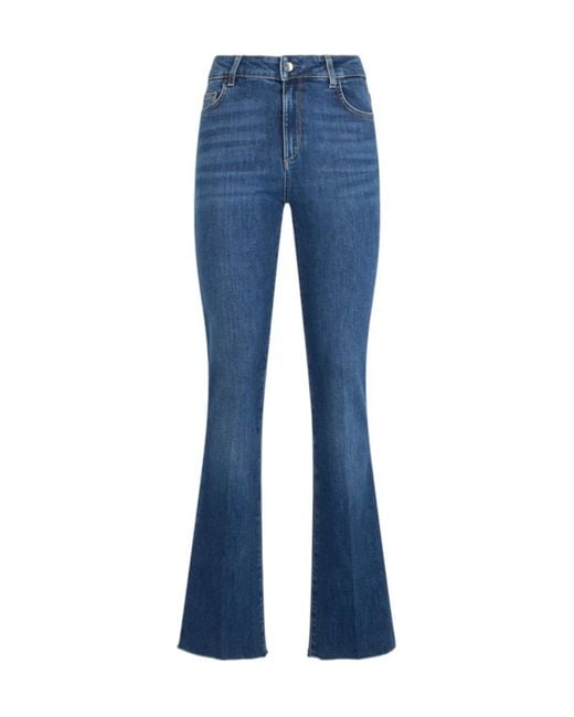 Liu Jo Blue Bell-Bottom Jeans