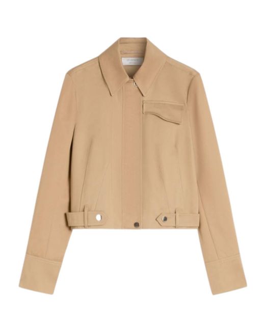 Sportmax Natural Boxy Cotton Jacket