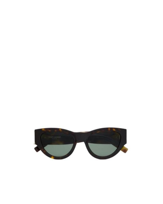 Saint Laurent Metallic Eyewear Cat-Eye Sunglasses