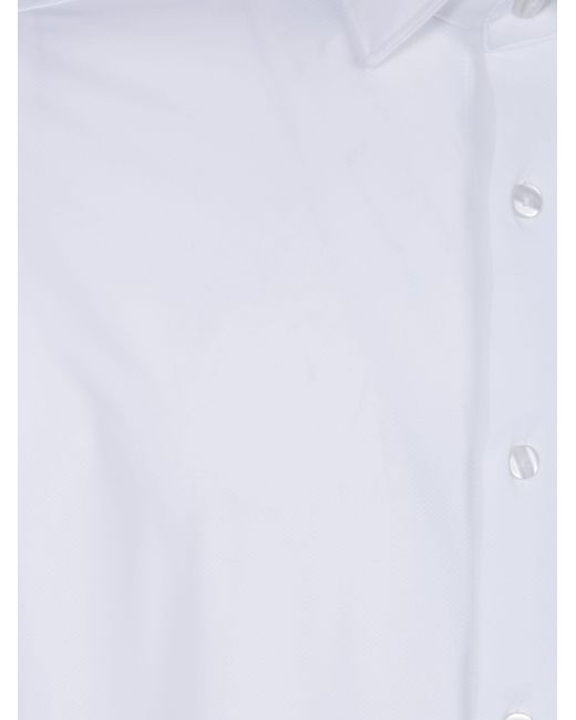Rrd White Oxford Open Shirt for men