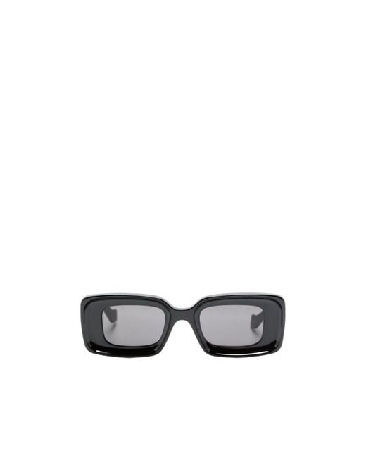 Loewe White Square-Frame Sunglasses