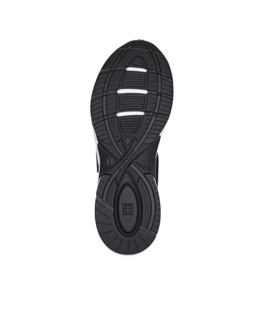 Givenchy Black Panelled Low-Top Sneakers for men