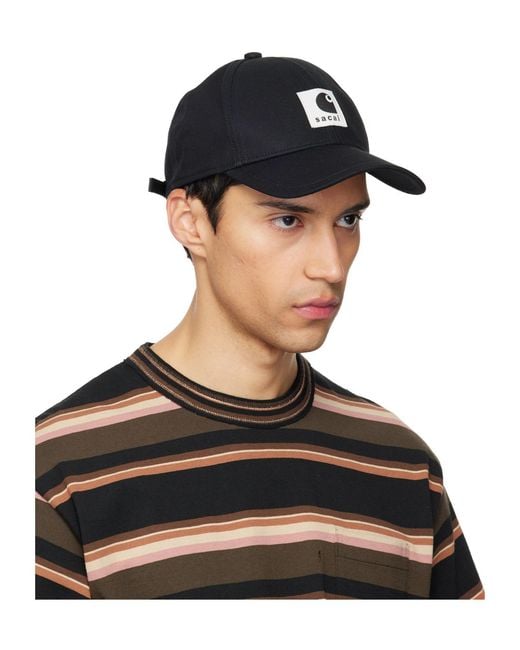 Sacai Black X Carhartt Work for men
