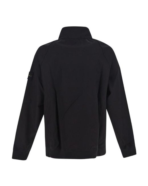 Stone Island Blue Zip-Up Lightweight Jacket for men