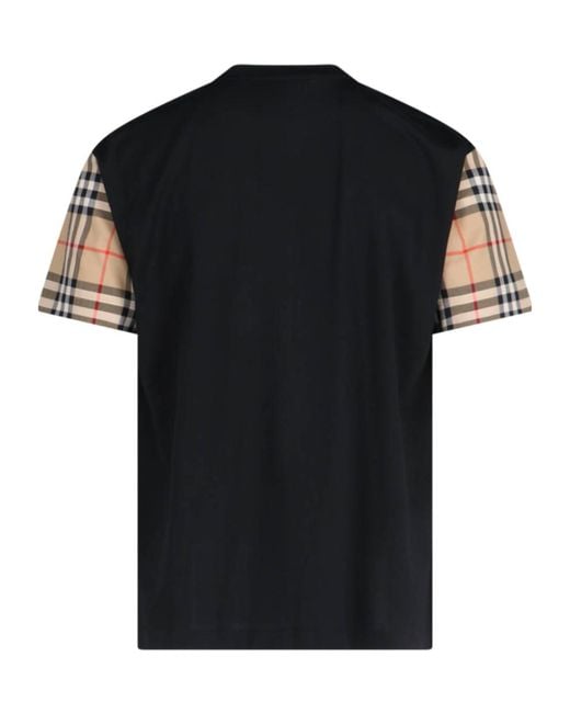 Burberry Black Vintage Checked Crewneck T-Shirt