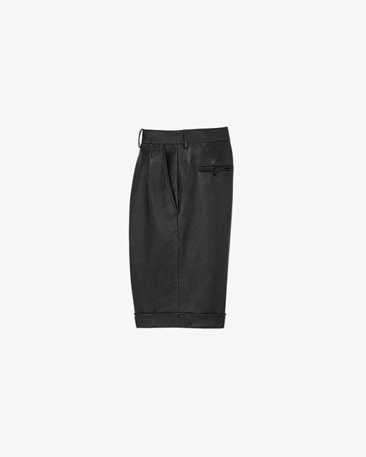 Saint Laurent Black Bermuda Shorts