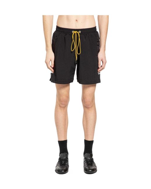 Rhude Black Moonlight Logo Shorts for men