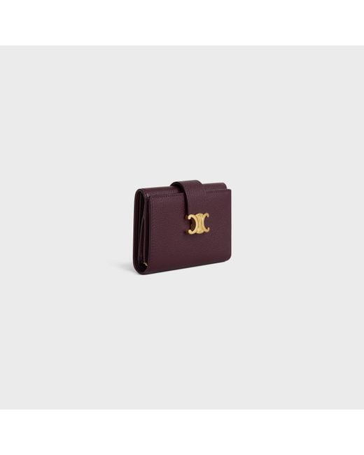 Céline Purple Fine Strap Wallet Nino