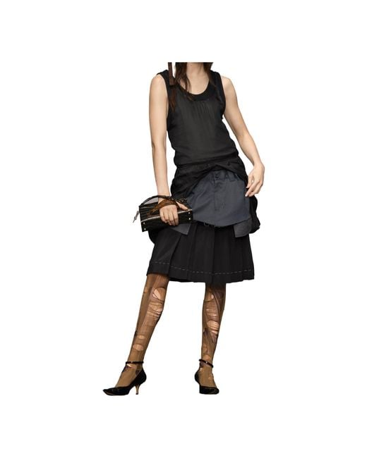 Maison Margiela Black Anonymity Of The Lining Dress