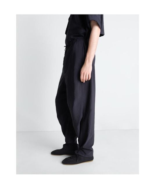 Lemaire Blue Parachute Pants for men